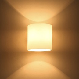 Aplique de pared con luz descendente de estilo mini, lámpara de noche de madera de troncos para dormitorio, con protección para los ojos, estilo campestre novedoso