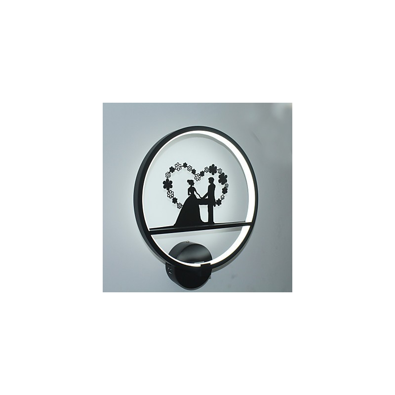 Lámpara de pared de aluminio, moderna, minimalista, creativa, para sala de estar, balcón, pasillo