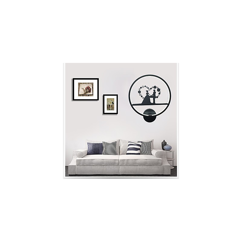 Lámpara de pared de aluminio, moderna, minimalista, creativa, para sala de estar, balcón, pasillo