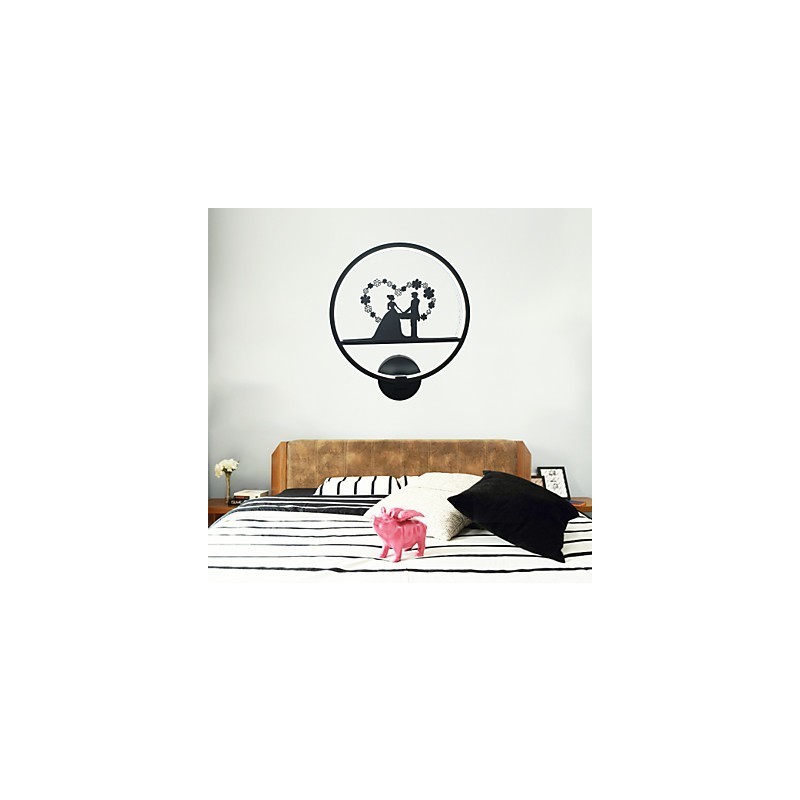 Lámpara de pared de aluminio, moderna, minimalista, creativa, para sala de estar, balcón, pasillo