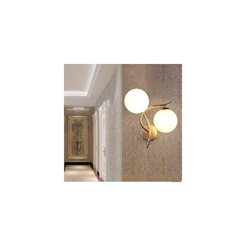 Lámpara de pared moderna de moda con arte de hierro para dormitorio, lámpara de pared para comedor, lámpara de estudio y salón.