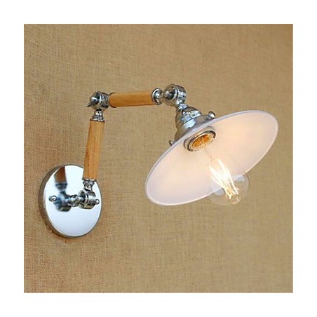 Lámpara colgante rústica estilo rústico estilo rústico con luz ambiental en cromo para brazo oscilante. Lámpara colgante rústica estilo rústico estilo rústico con luz ambiental en cromo para brazo oscilante.
