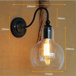 Acabado moderno y contemporáneo de óxido negro para luz ambiental de brazo oscilante