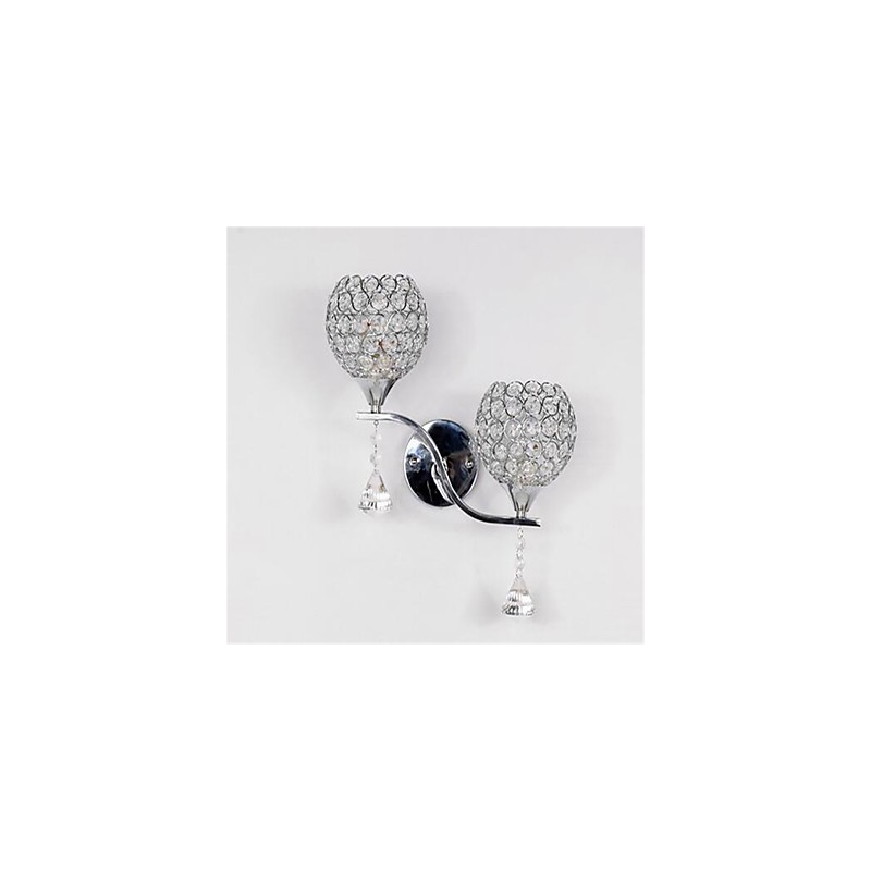 Lámpara de pared de cristal minimalista moderna para pasillo o sala de estar