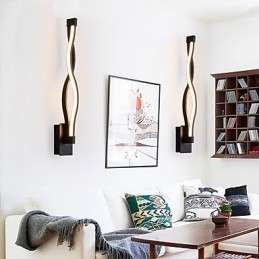 Lámparas de pared modernas de metal creativas para sala de estar, pasillo, dormitorio, hotel, habitaciones, mesita de noche, decoración, iluminación