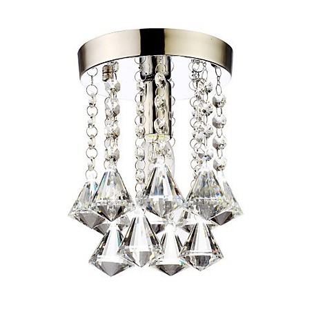 Lámpara empotrada moderna, contemporánea, tradicional, clásica, campestre, de cristal, estilo mini, de cristal cromado. Lámpara empotrada moderna, contemporánea, tradicional, clásica, campestre, de cristal, estilo mini, de cristal cromado.