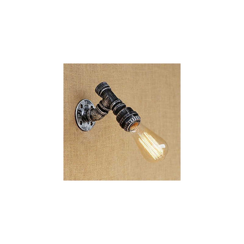 Aplique de pared con luz ambiental estilo mini con pintura vintage retro de estilo campestre