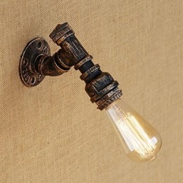 Aplique de pared con luz ambiental estilo mini con pintura vintage retro de estilo campestre