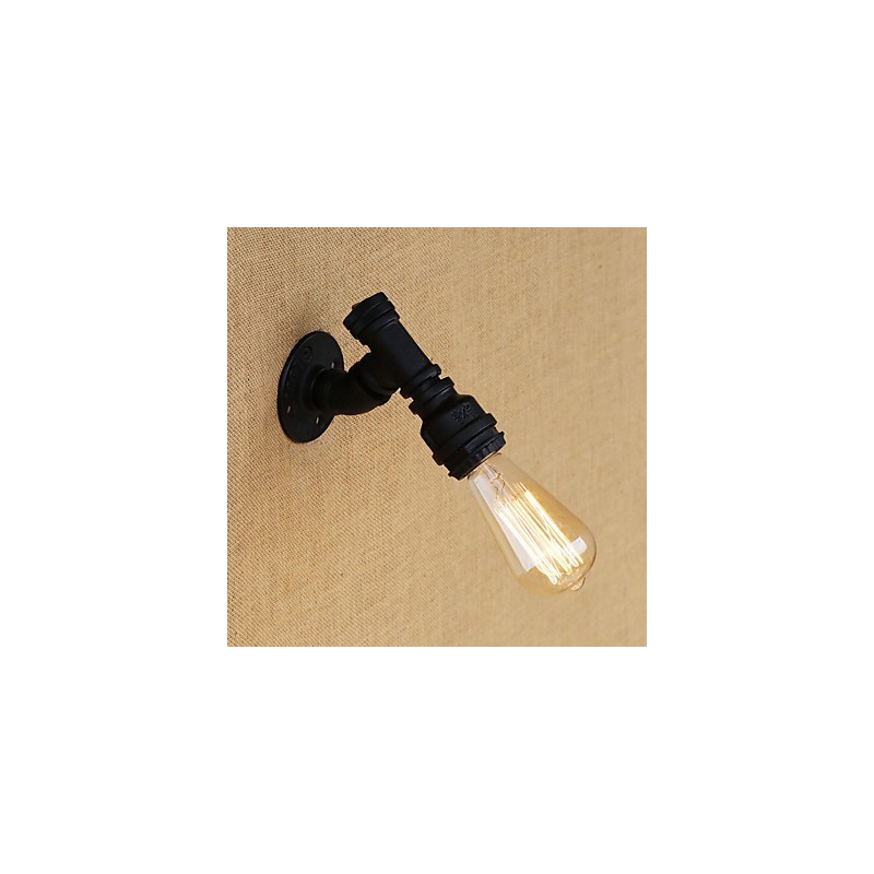 Aplique de pared con luz ambiental estilo mini con pintura vintage retro de estilo campestre