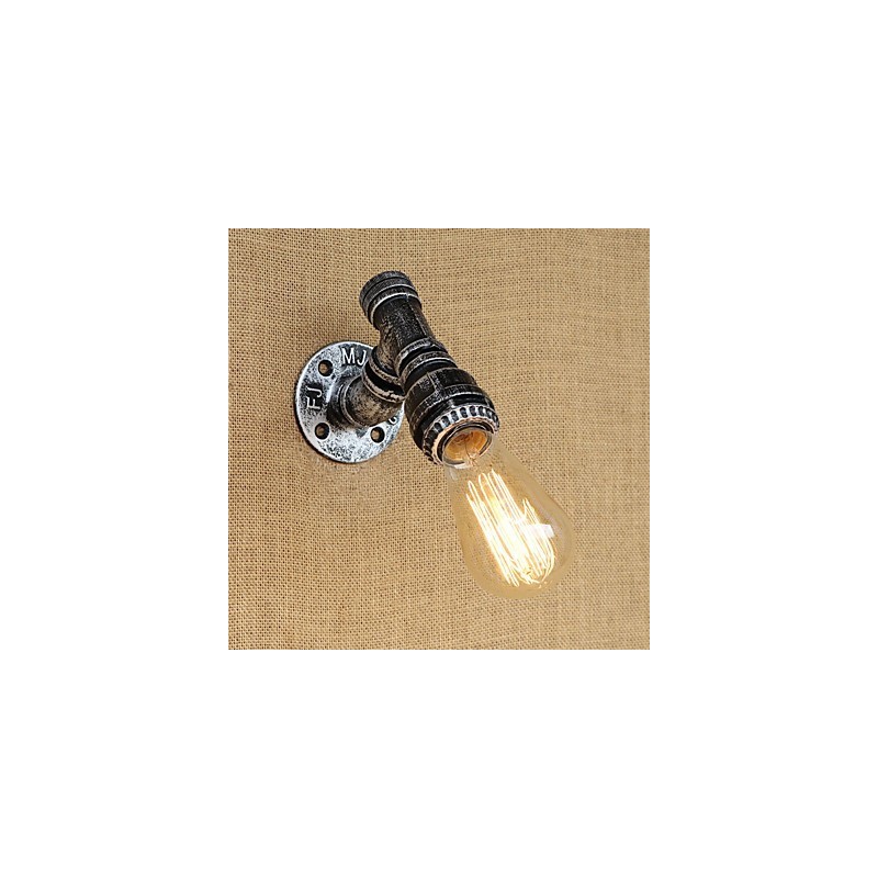 Aplique de pared con luz ambiental estilo mini con pintura vintage retro de estilo campestre