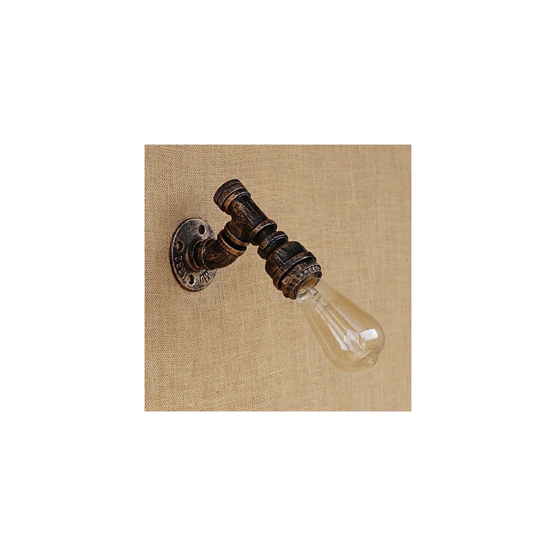 Aplique de pared con luz ambiental estilo mini con pintura vintage retro de estilo campestre