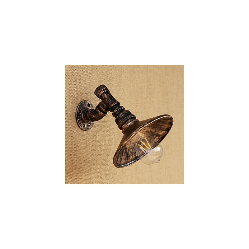 Lámpara de pared con luz ambiental estilo mini con pintura retro campestre