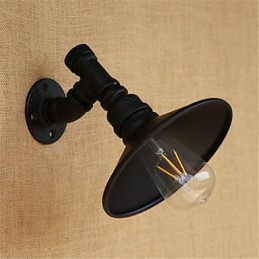 Lámpara de pared con luz ambiental estilo mini con pintura retro campestre