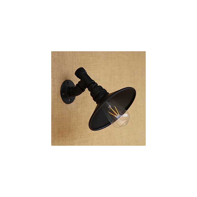 Lámpara de pared con luz ambiental estilo mini con pintura retro campestre