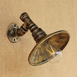 Lámpara de pared con luz ambiental estilo mini con pintura retro campestre