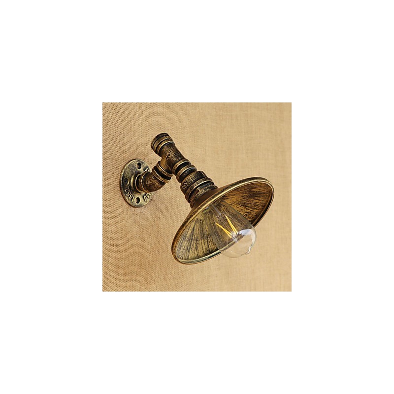 Lámpara de pared con luz ambiental estilo mini con pintura retro campestre