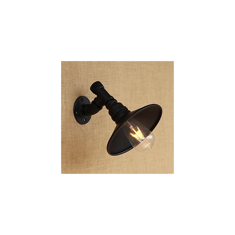 Lámpara de pared con luz ambiental estilo mini con pintura retro campestre