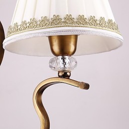 Apliques de pared con luz empotrada, clásicos tradicionales, galvanizados, para protección ocular.