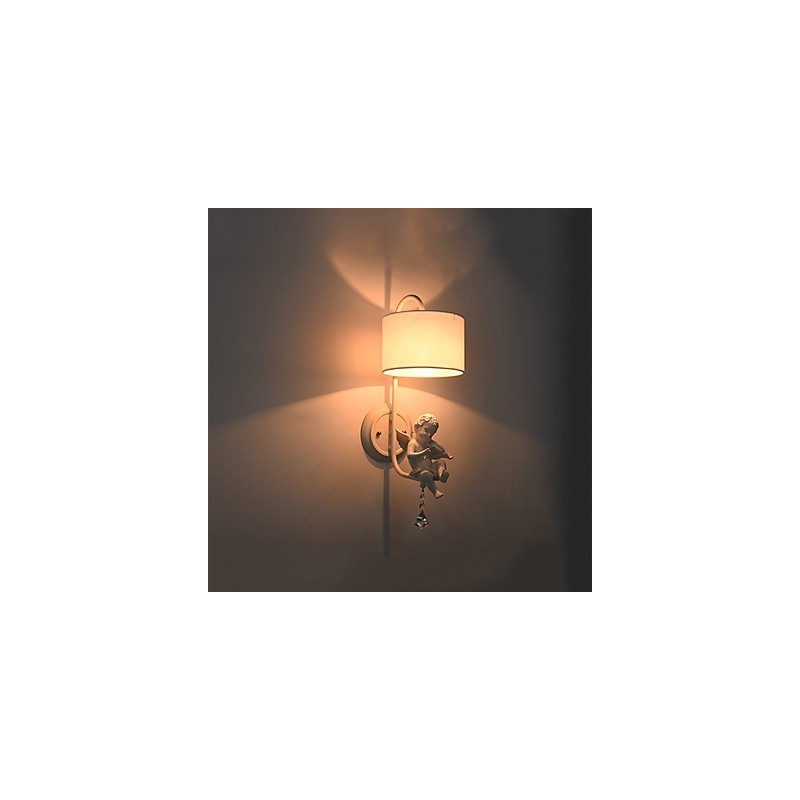Apliques de pared con luz ambiental y protección ocular con pintura contemporánea moderna