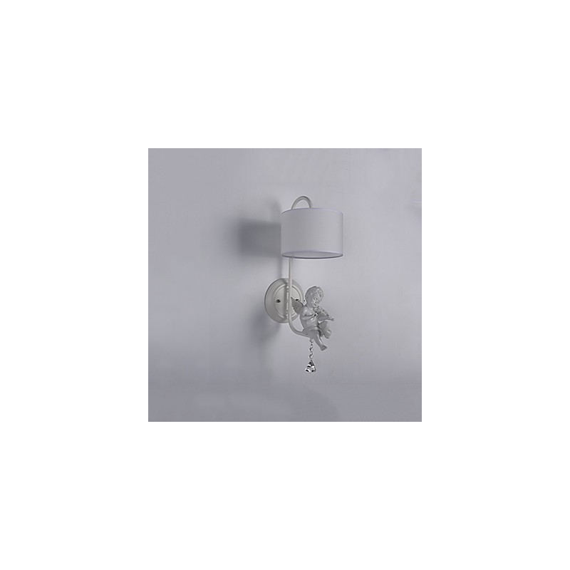 Apliques de pared con luz ambiental y protección ocular con pintura contemporánea moderna