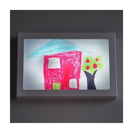 Pintura contemporánea moderna integrada para apliques de pared con luz ambiental. Pintura contemporánea moderna integrada para apliques de pared con luz ambiental.