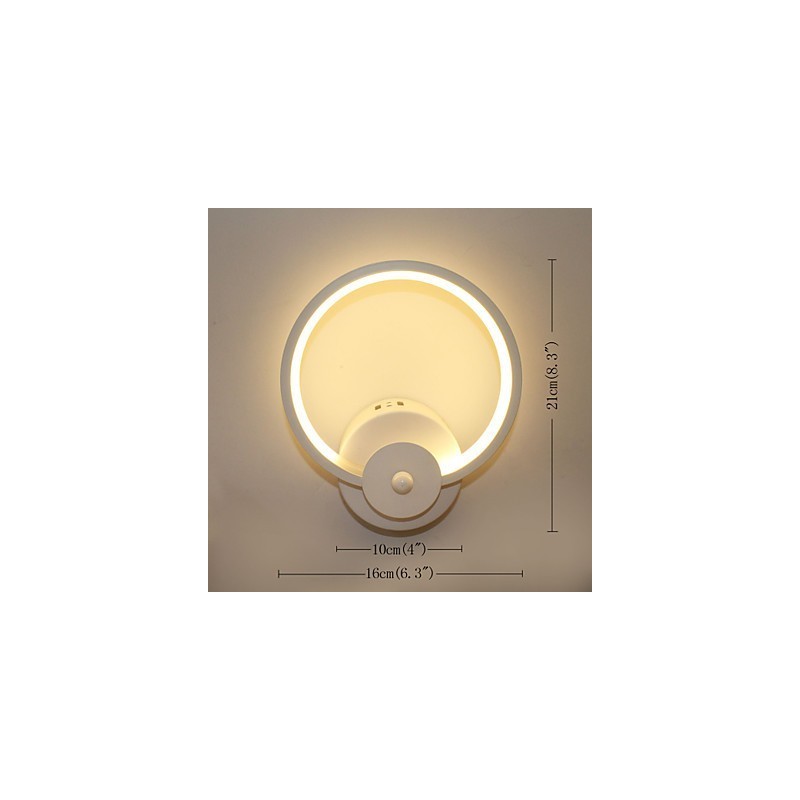 Lámpara de noche creativa minimalista moderna, lámpara empotrada para entrada, escaleras, dormitorio, iluminación de pared