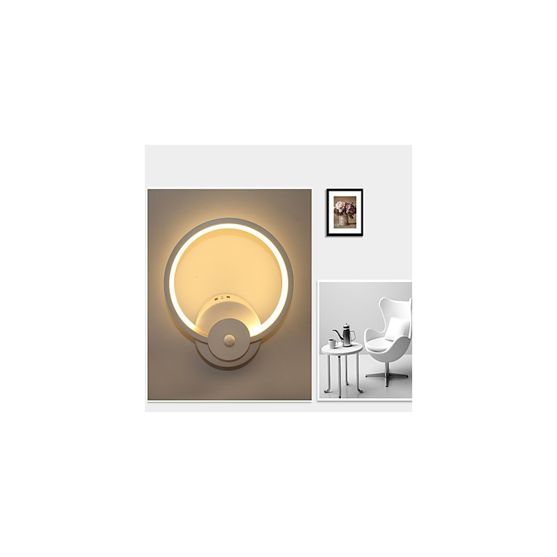 Lámpara de noche creativa minimalista moderna, lámpara empotrada para entrada, escaleras, dormitorio, iluminación de pared