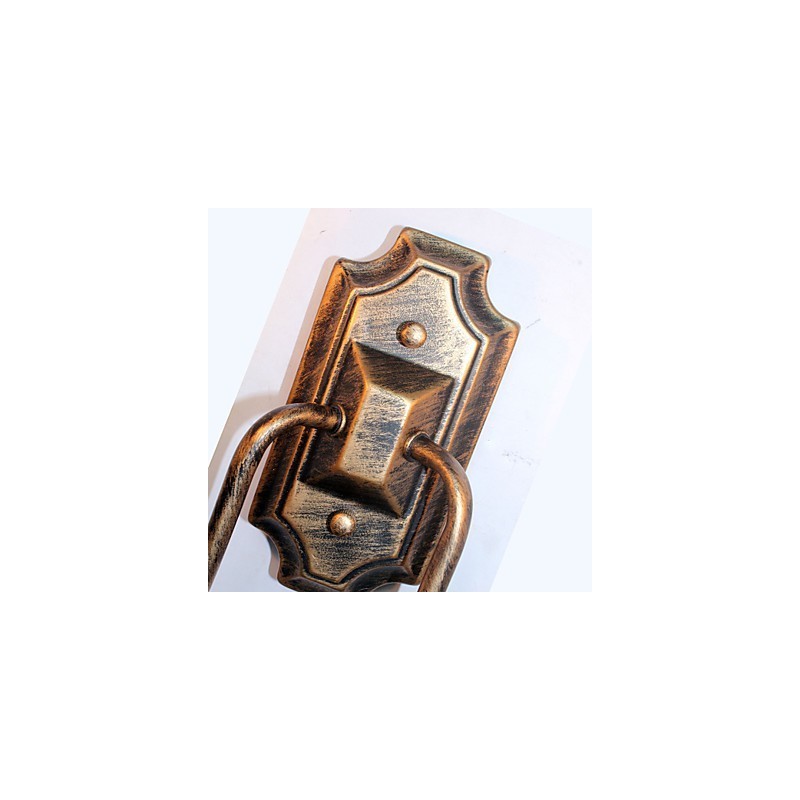 Lámpara de pared retro sencilla para pasillo, pasillo, lámpara de doble cabezal para dormitorio, sala de estar, iluminación de pared