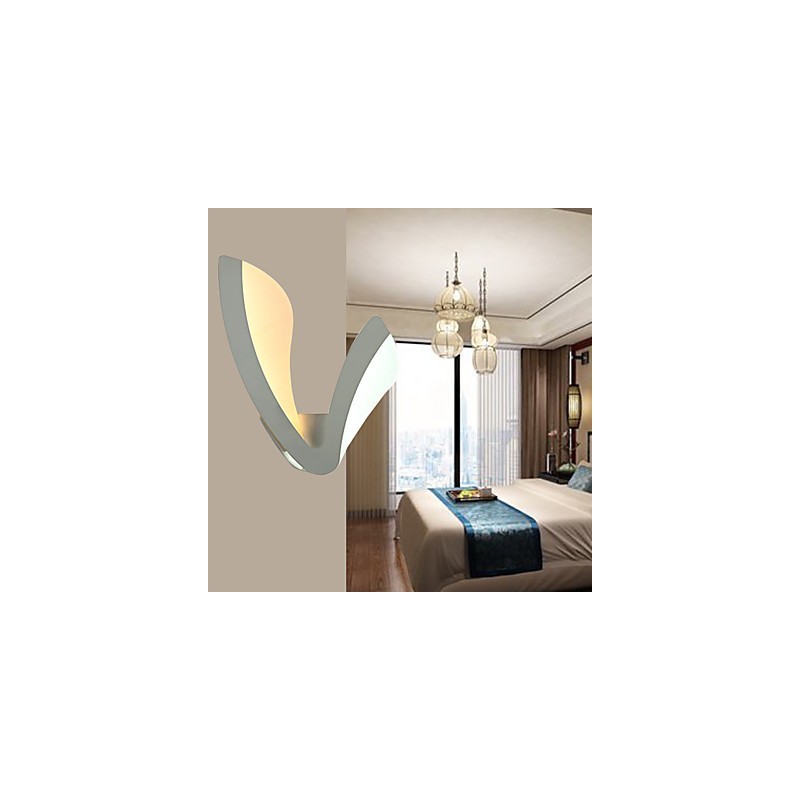 Apliques de pared con luz ambiental moderna contemporánea de ajuste continuo y otras características para estilo mini.