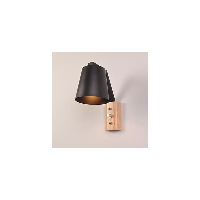 Aplique de pared con acabado de óxido negro rústico contemporáneo moderno para apliques de pared con luz descendente.