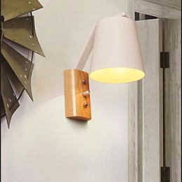 Aplique de pared con acabado de óxido negro rústico contemporáneo moderno para apliques de pared con luz descendente.