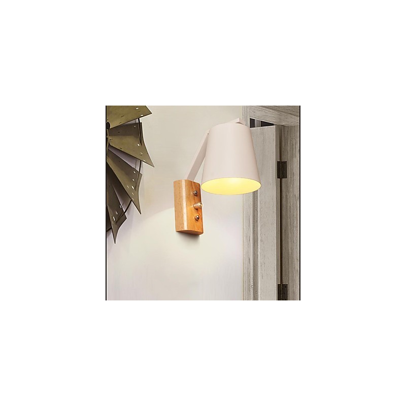 Aplique de pared con acabado de óxido negro rústico contemporáneo moderno para apliques de pared con luz descendente.