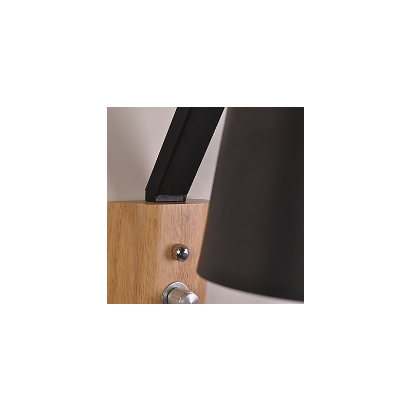 Aplique de pared con acabado de óxido negro rústico contemporáneo moderno para apliques de pared con luz descendente.