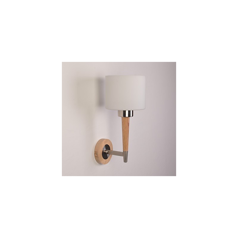 Lámpara de pared de vidrio con función de aplique de pared con luz ambiental de estilo mini