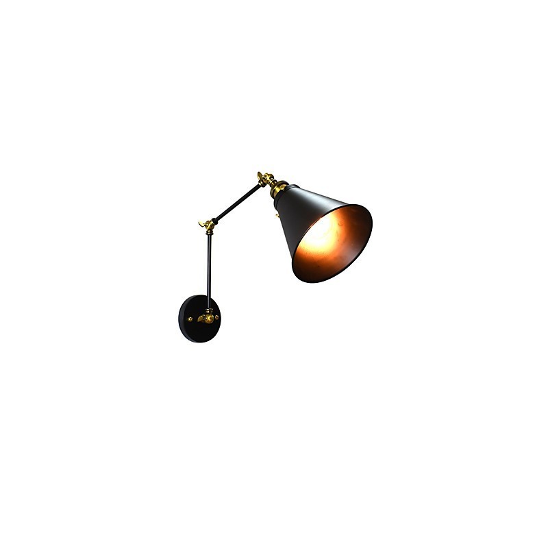 Lámpara de pared con pintura clásica tradicional rústica tipo cabaña para luces de pared empotradas.