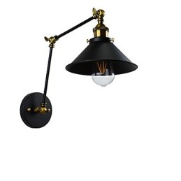 Lámpara de pared con pintura clásica tradicional rústica tipo cabaña para luces de pared empotradas.