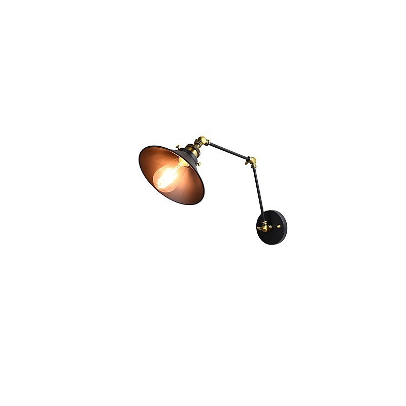 Lámpara de pared con pintura clásica tradicional rústica tipo cabaña para luces de pared empotradas.