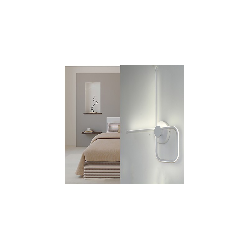 Lámpara de noche para dormitorio, lámpara de pared nórdica, creativa, minimalista, moderna, para sala de estar, pasillo, escaleras, luces