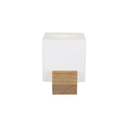Lámpara de pared sencilla, lámpara de noche, lámpara de escritorio con pantalla de vidrio y madera maciza para dormitorio, tocador, sala de estar, habitación de bebé, dormitorio universitario, mesa de centro, librería Lámpara de pared sencilla, lámpara de noche, lámpara de escritorio con pantalla de vidrio y madera maciza para dormitorio, tocador, sala de estar, habitación de bebé, dormitorio universitario, mesa de centro, librería