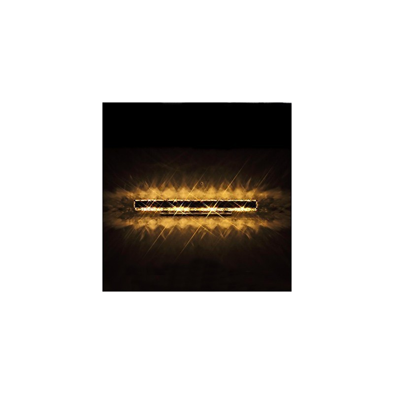 Pintura contemporánea moderna integrada para apliques de pared con luz ambiental.