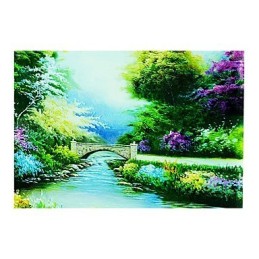 Pintura contemporánea moderna integrada para apliques de pared con luz ambiental.