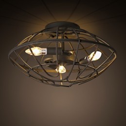 Lámpara empotrada de metal con pintura estilo mini retro