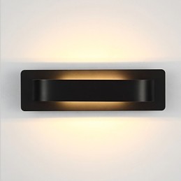 Pintura contemporánea moderna integrada para apliques de pared con luz ambiental.