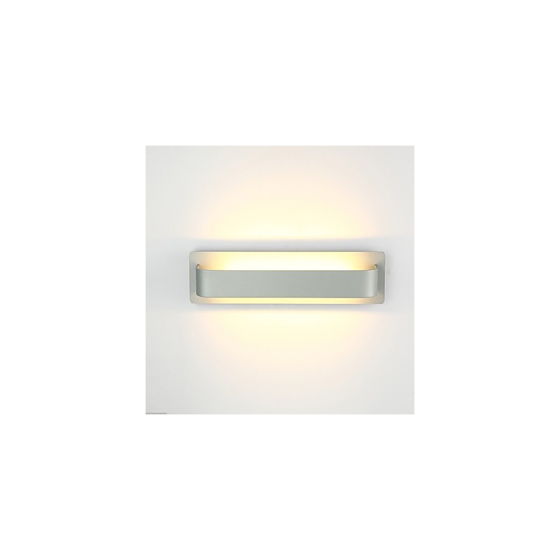 Pintura contemporánea moderna integrada para apliques de pared con luz ambiental.