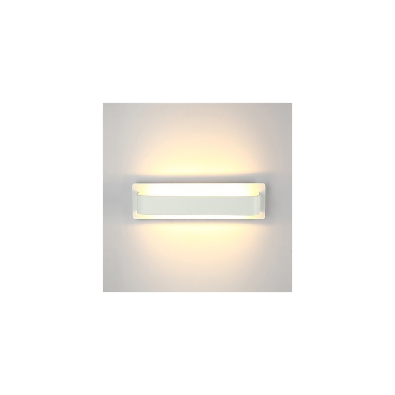 Pintura contemporánea moderna integrada para apliques de pared con luz ambiental.