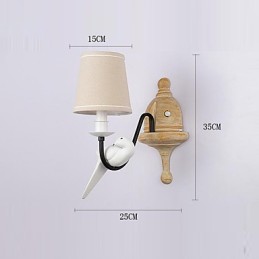 Apliques de pared con luz ambiental de pintura vintage sencilla de estilo rústico