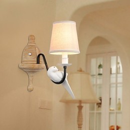 Apliques de pared con luz ambiental de pintura vintage sencilla de estilo rústico