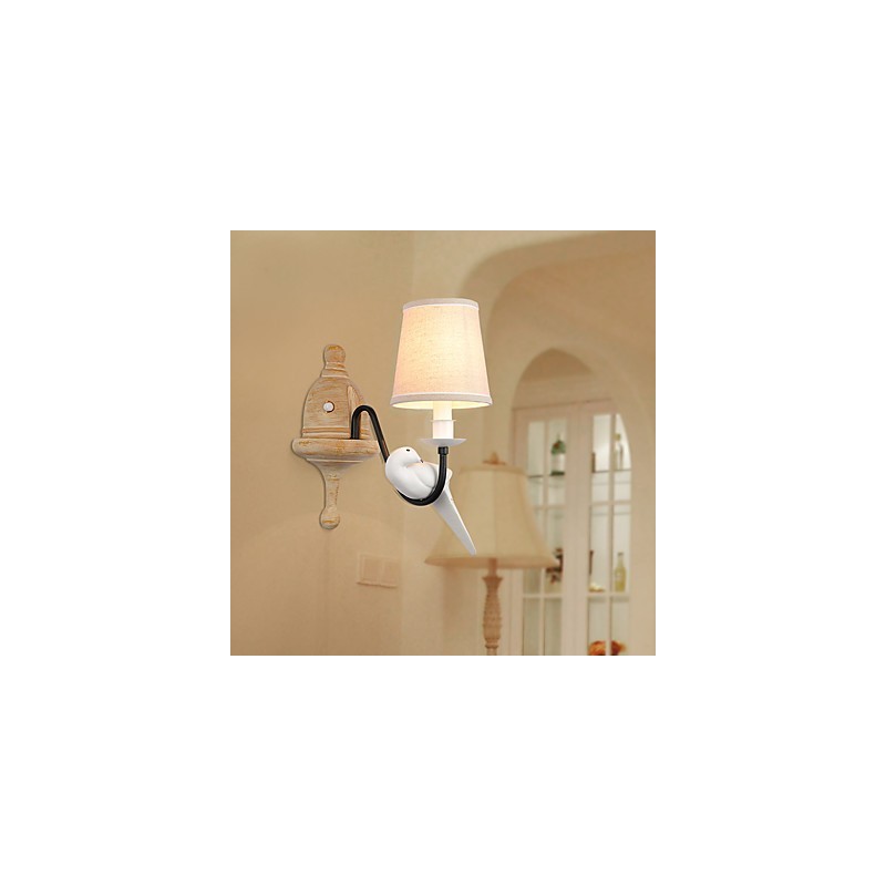 Apliques de pared con luz ambiental de pintura vintage sencilla de estilo rústico