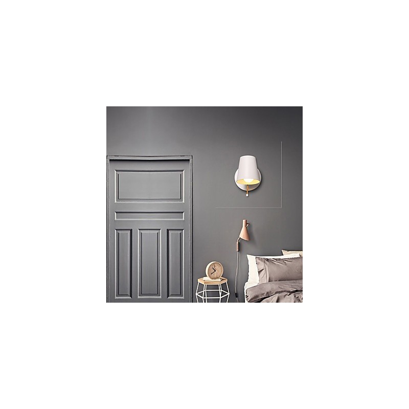 Apliques de pared con luz ambiental contemporánea moderna y característica