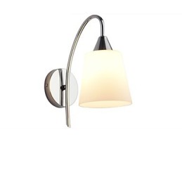 Lámpara de pared de vidrio, apliques de pared, base de metal para luz de pared